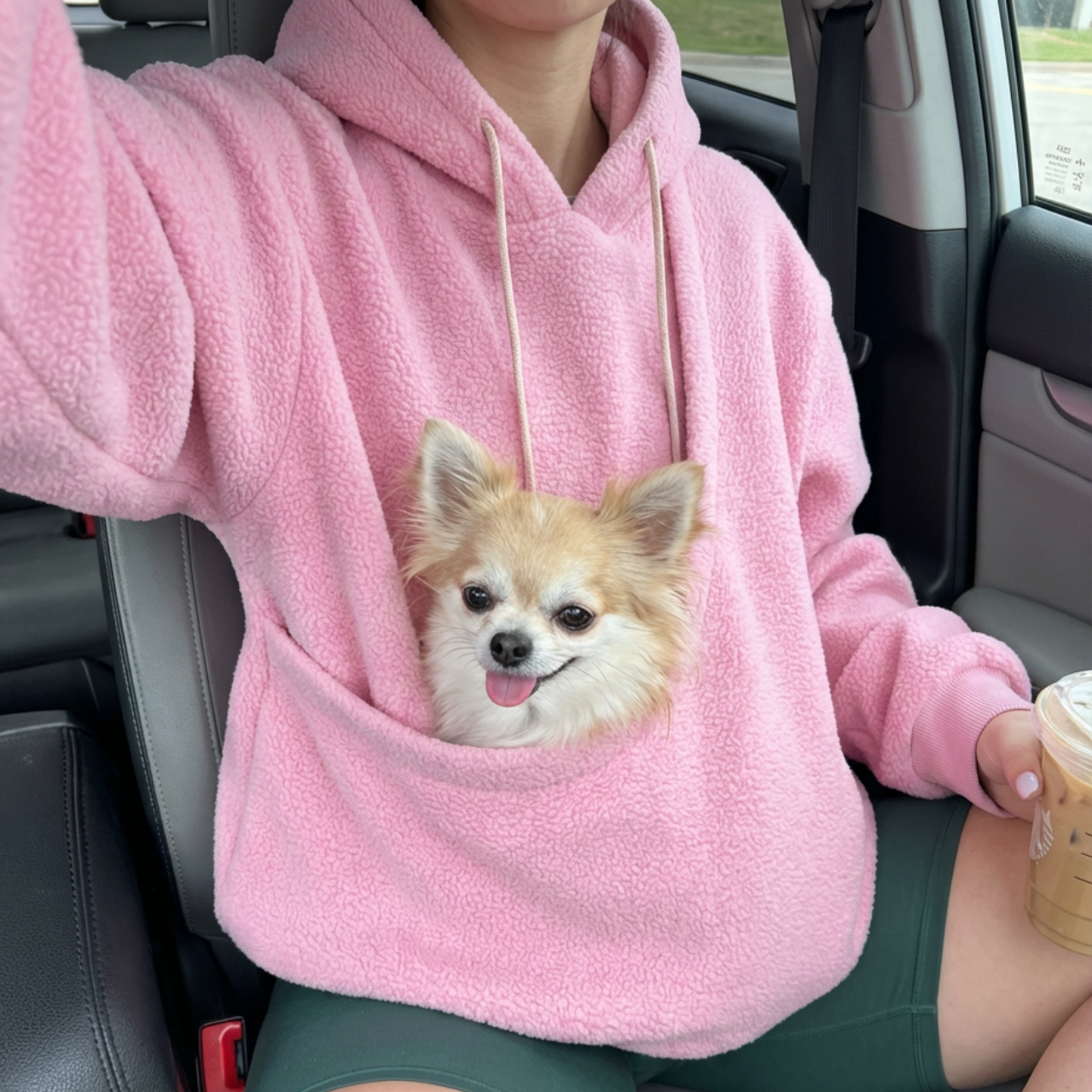 The Snuggle Pouch Hoodie - Pet Carrier